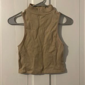 Zara cropped high neck tank